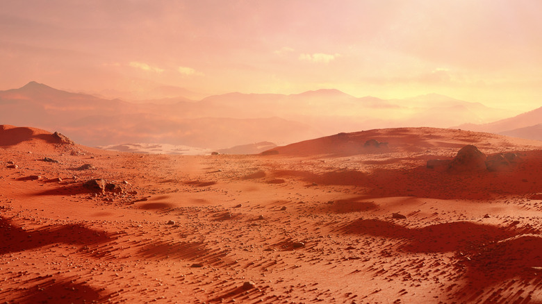 Mars landscape