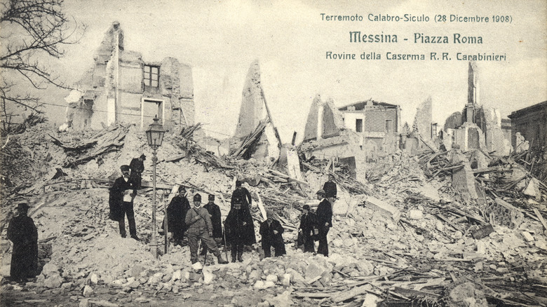 Italy 1908 earthquake aftermath
