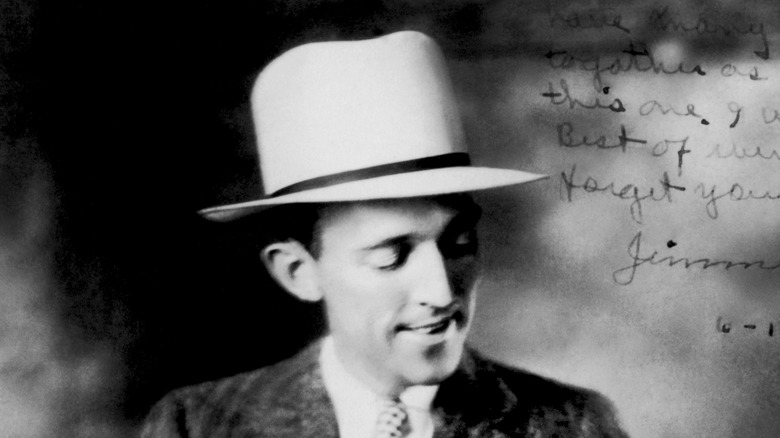 Jimmie Rodgers wearing a hat