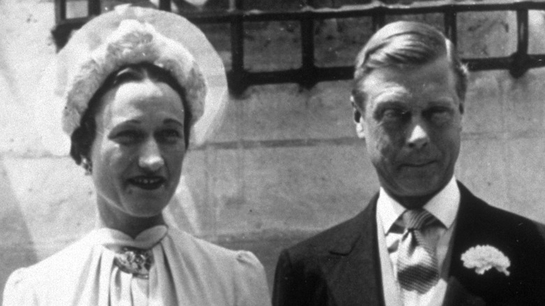 Edward VIII and Wallis Simpson smiling 