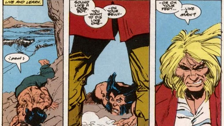 Sabretooth Wolverine Logan dad