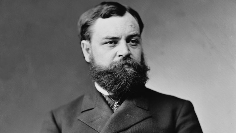 Robert Todd Lincoln black white portrait