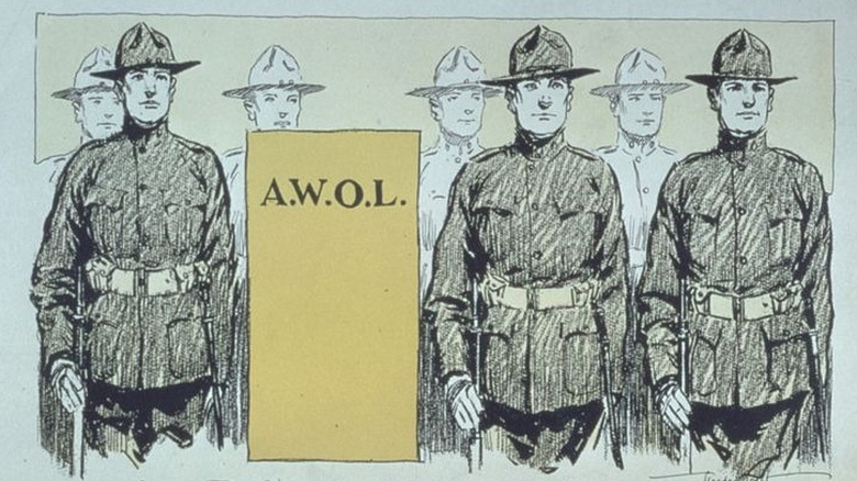 U.S. Army AWOL poster