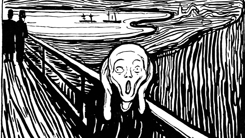 Munch's earliest Scream depiction
