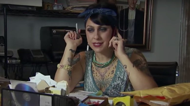 Danielle Colby at work