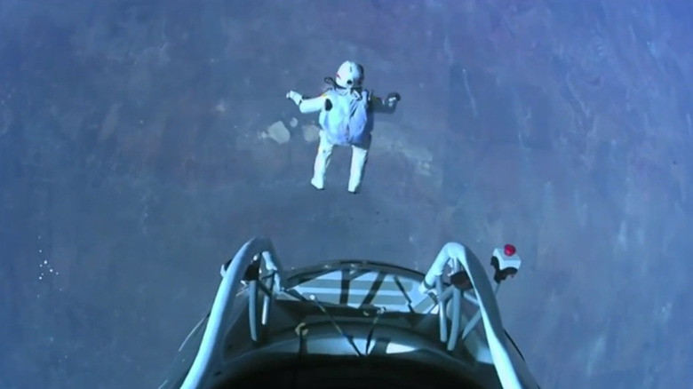 Felix Baumgartner jumping