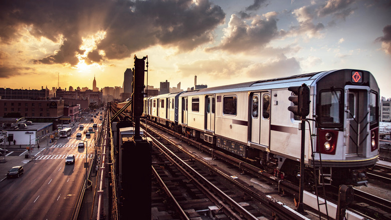 New York City subway train 