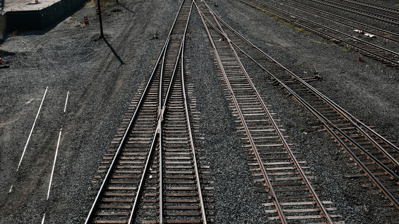 CSX freight railroad yard