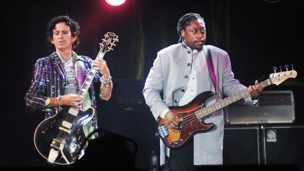 Keith Richards and Darryl Jones