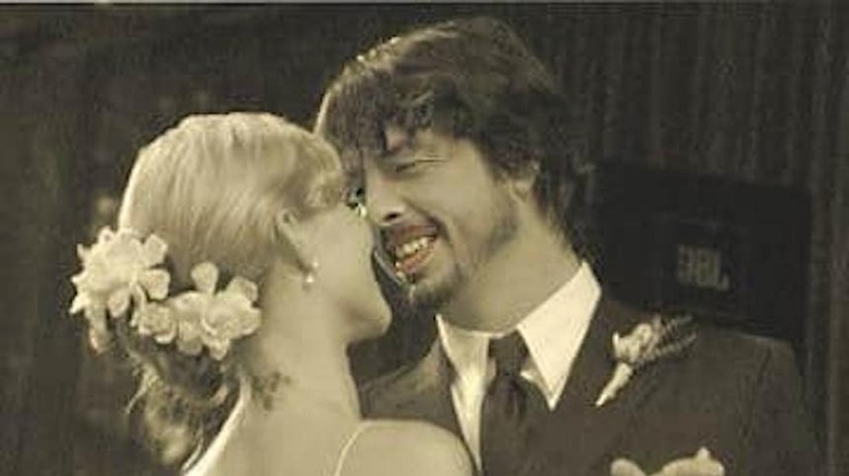 Dave Grohl dancing with Jordyn Blum at their wedding