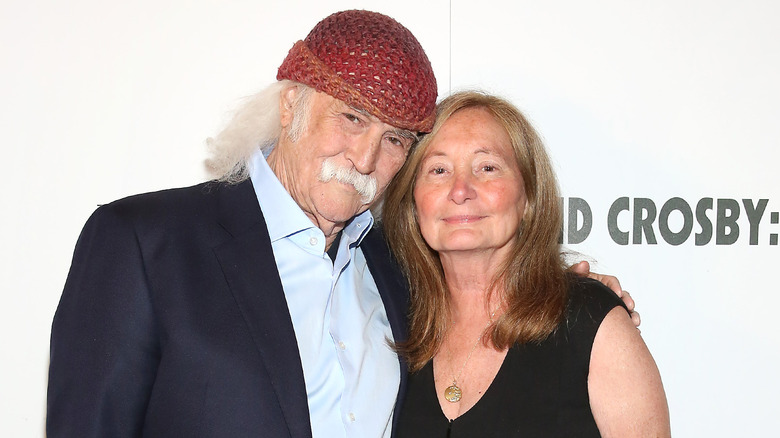 David Crosby and Jan Dance posing