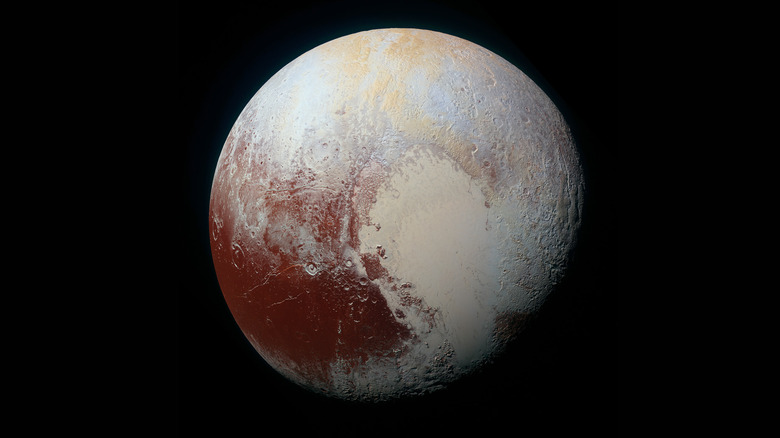 color image of Pluto