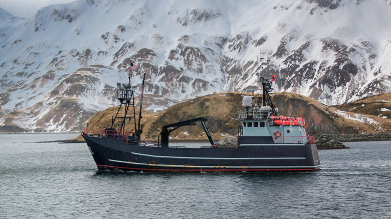 Alaskan crab boat