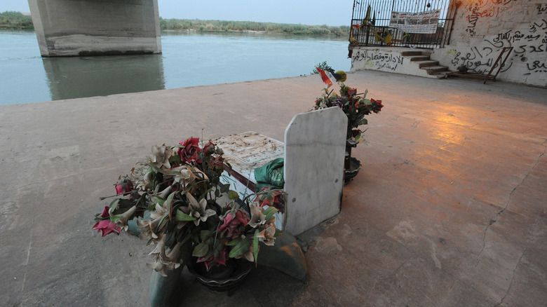 Camp Speicher Massacre victims memorial