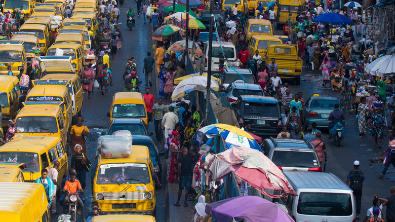 vehicles congestion lagos Nigeria