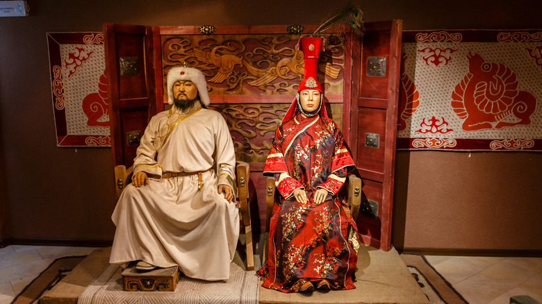 wax figures genghis khan borte