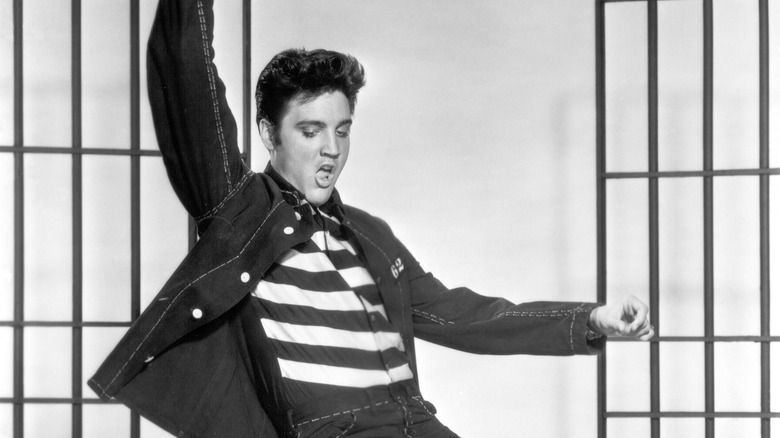 Elvis Presley dancing Jailhouse Rock