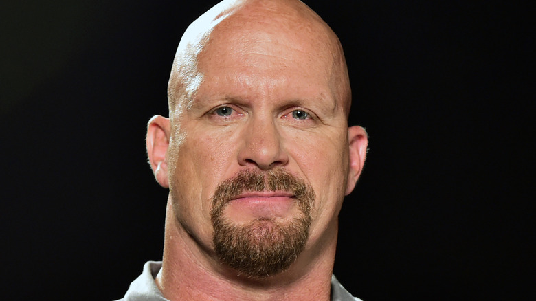 Steve Austin looking smug