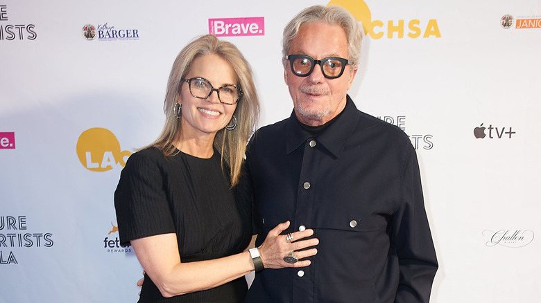 Mark Mothersbaugh and wife Anita Greenspan 