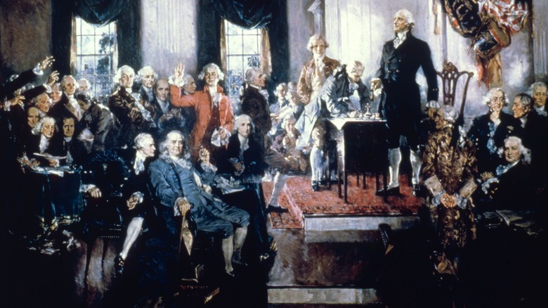 Founding Fathers meet