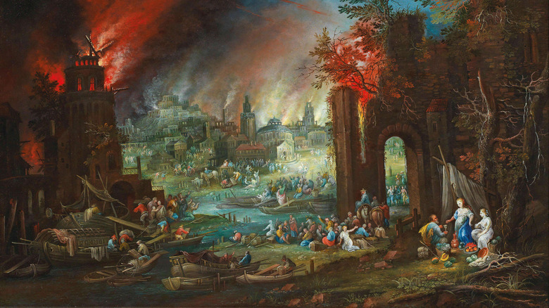 painting destruction of sodom and gomorrah