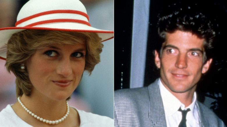 Princess Diana, JFK Jr smile