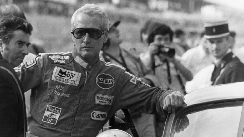 Paul Newman in firesuit