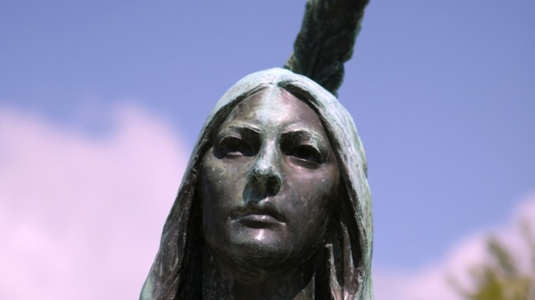 Pocahontas statue, Jamestown, Virginia