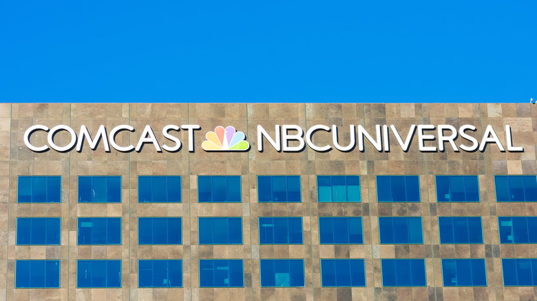 Comcast NBCUniversal sign on building