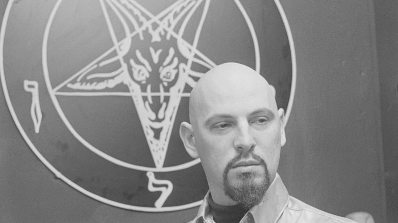 anton laVey and pentagram