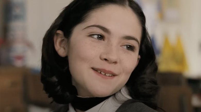 Isabelle Furhman smiling in Orphan