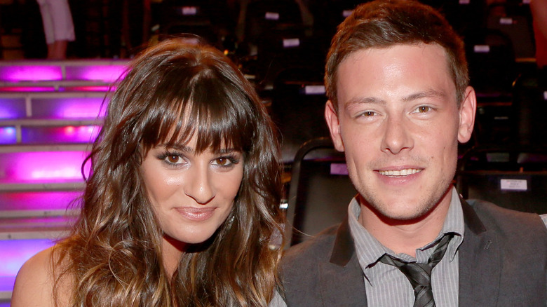 Lea Michele and Cory Monteith