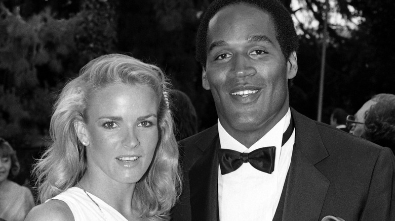 Nicole Brown Simpson with O.J. 