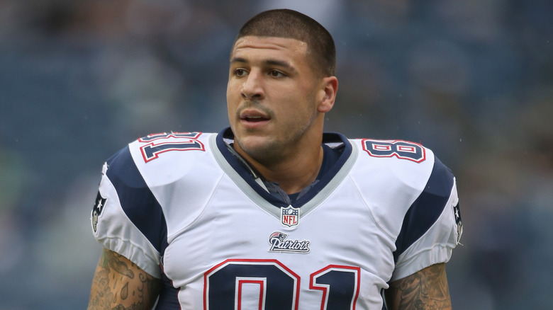 Aaron Hernandez in the NFL