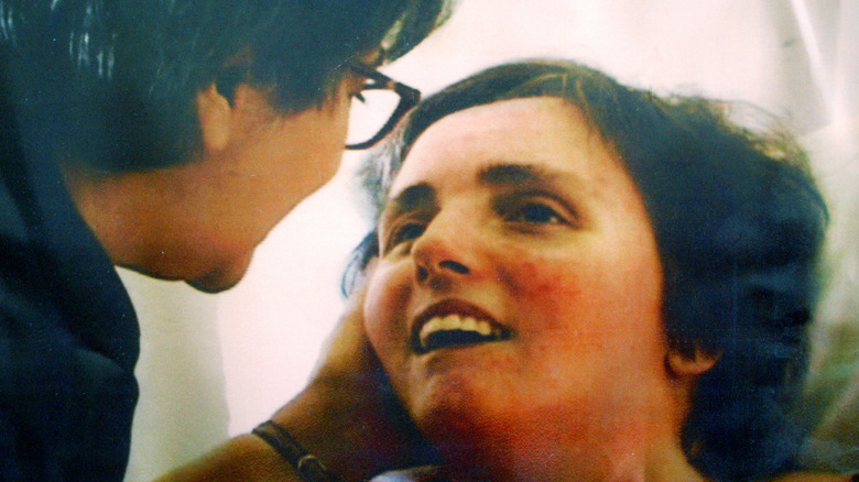 Mary Schindler with daughter Terri Schiavo