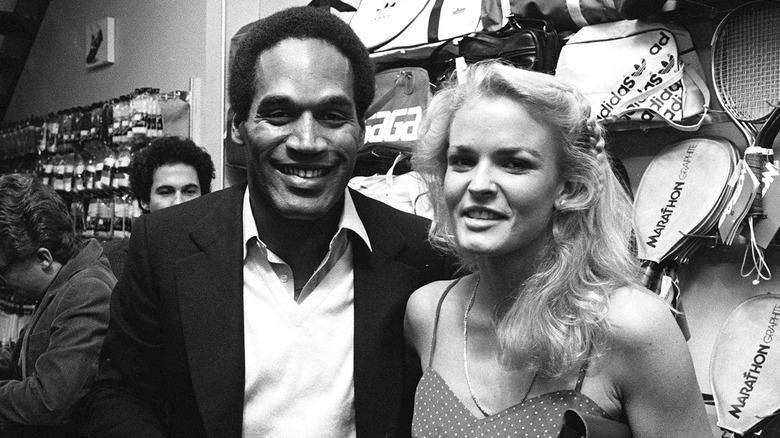 O.J. Simpson Nicole Brown tennis rackets