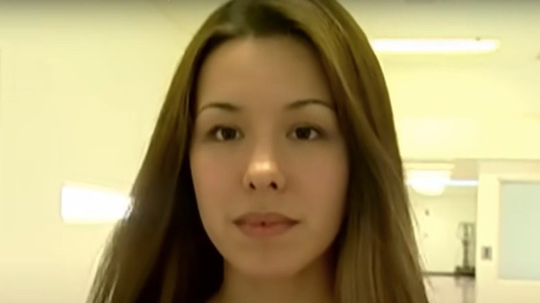 Jodi Arias in corridor brown hair