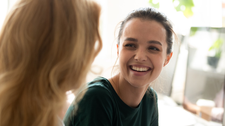 Enjoying conversation