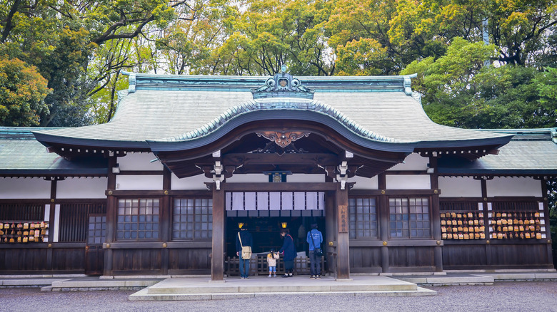 Front of the shrine