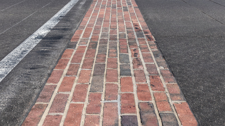 bricks of the Indianapolis Motor Speedway