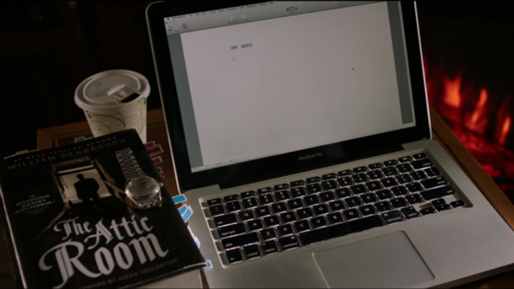 Bill's novel and laptop, it chapter two