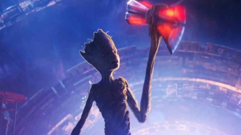 groot with axe stormbreaker