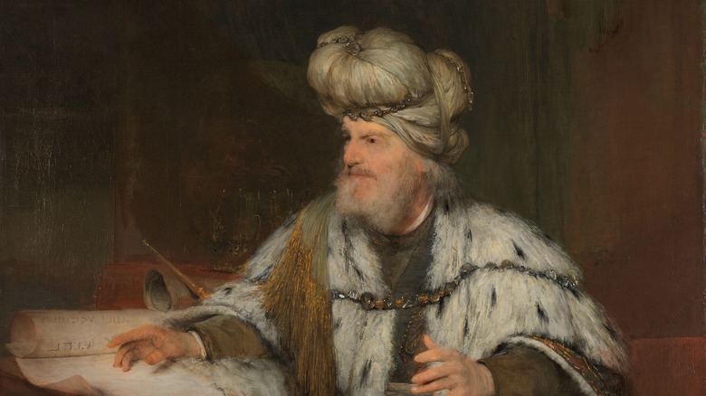 17th century painting of King David