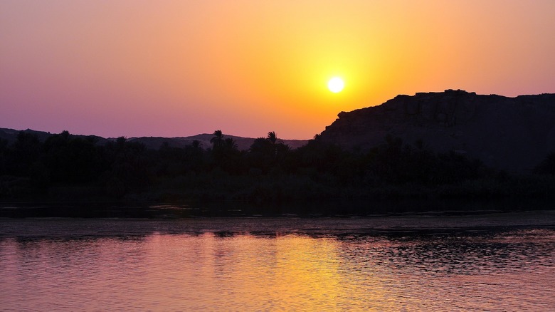 Nile at sunset