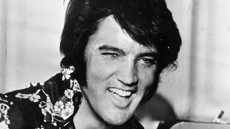 Elvis Presley laughing 