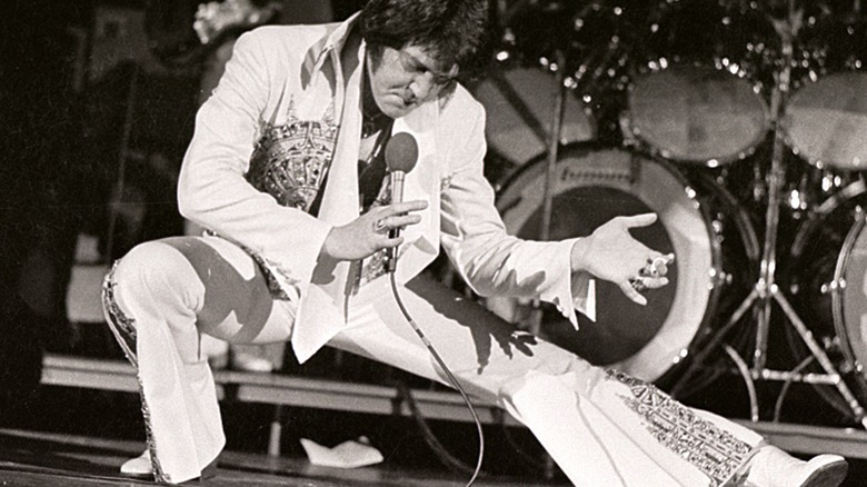 Elvis Presley onstage