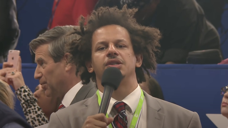 eric andre with microphone at rnc