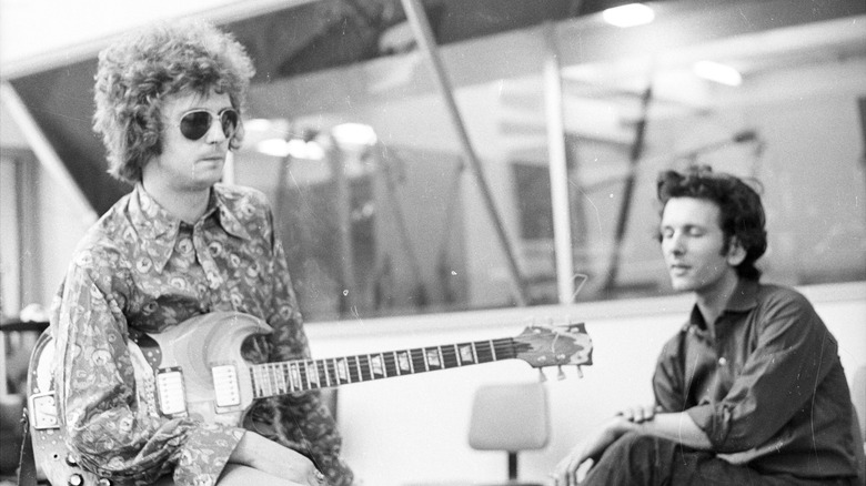 Clapton in studio with The Fool