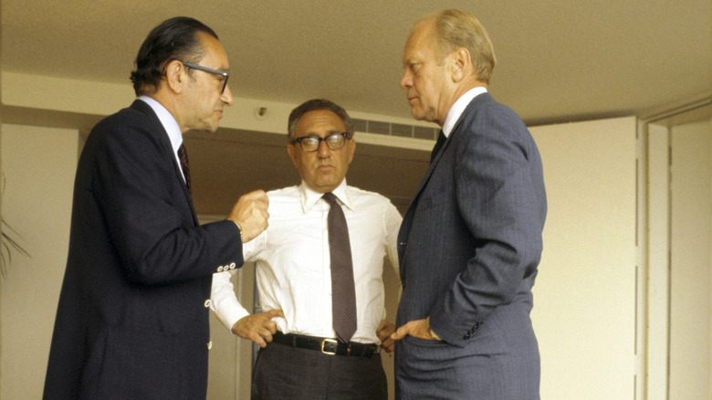Alan Greenspan, Kissinger, Gerald Ford