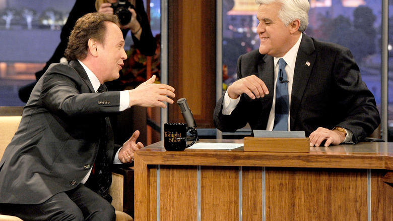 Jay Leno with Billy Crystal